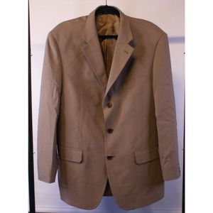 Missoni Blazer Men's 42R Brown 100% Wool Long Sleeve Single Breasted Notch Lapel